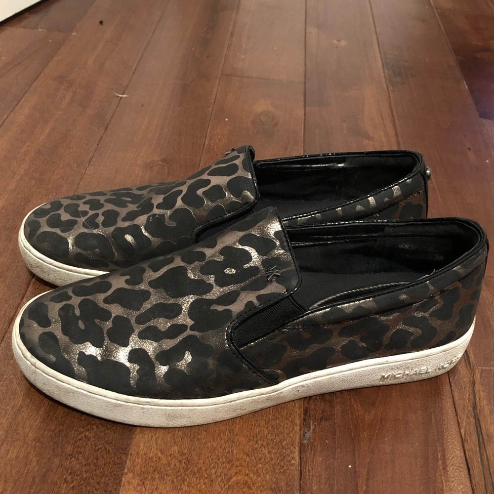 Michael Kors Metallic Leopard Print Shoes